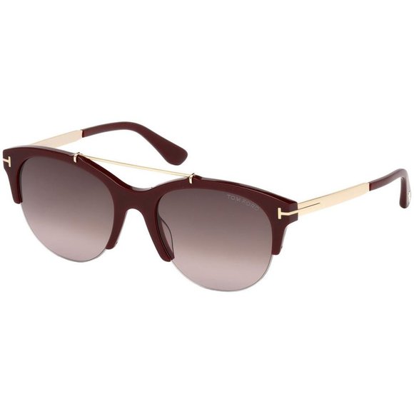 Tom Ford Adrenne Sunglasses Bordeaux Gradient Lens - Picture 1 of 5